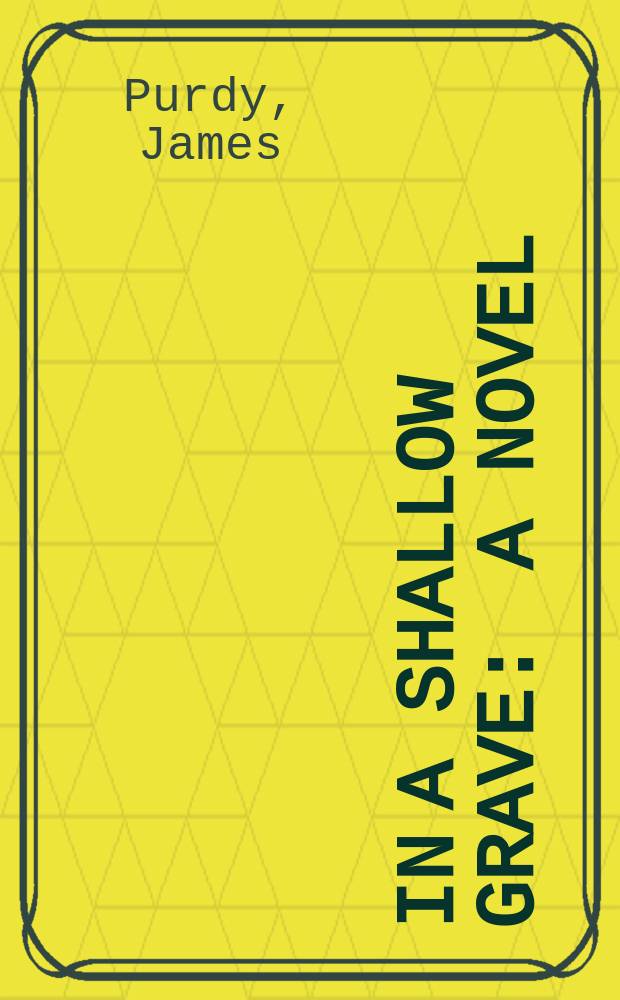 In a shallow grave : A novel