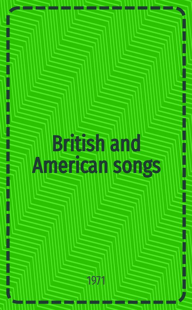 British and American songs