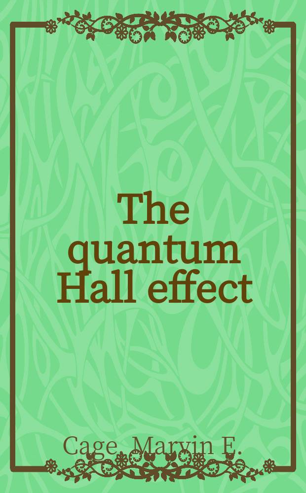 The quantum Hall effect