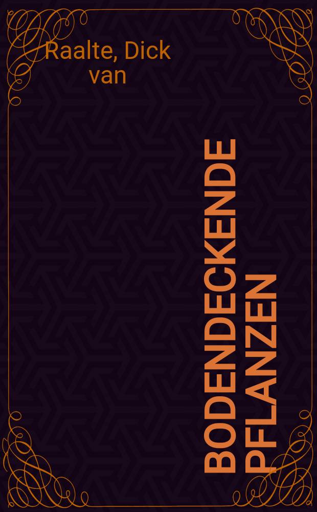 Bodendeckende Pflanzen