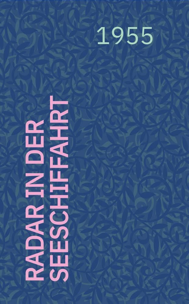 Radar in der Seeschiffahrt
