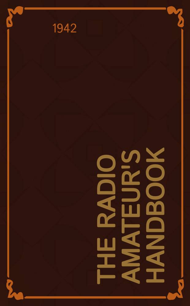 The Radio amateur's handbook