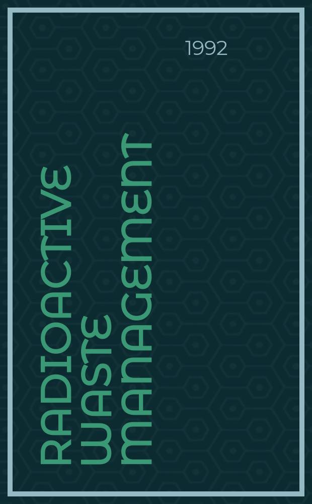 Radioactive waste management : An IAEA source book