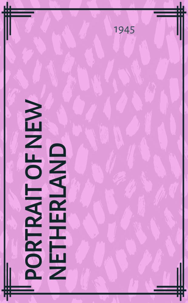 Portrait of New Netherland