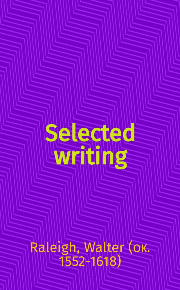 Selected writing