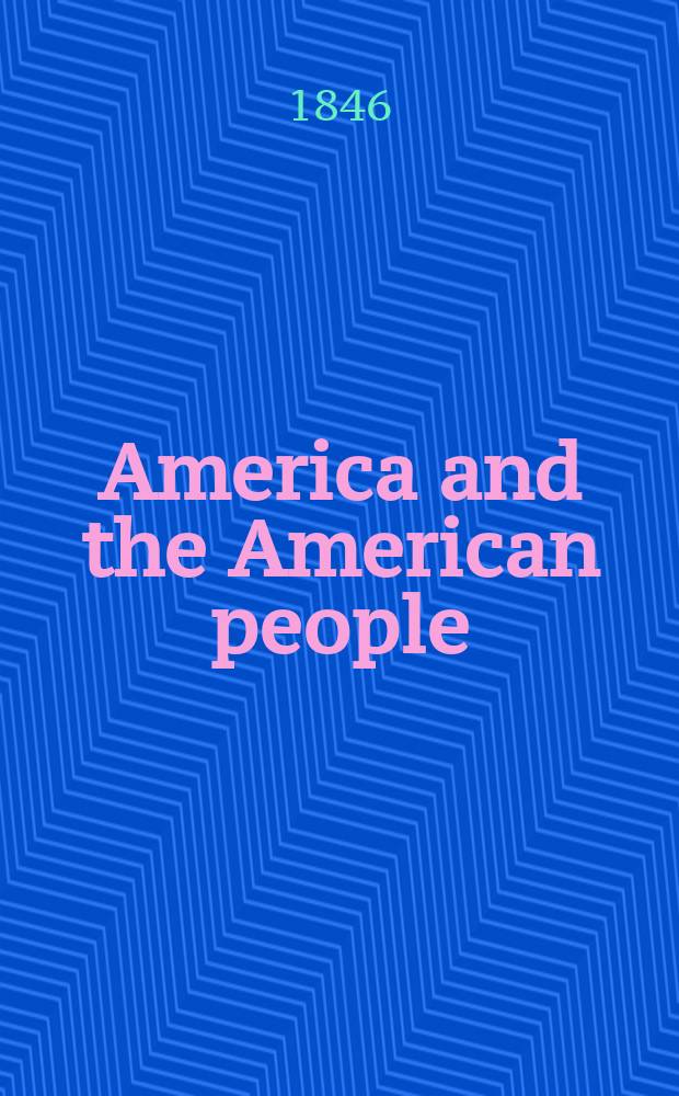 America and the American people