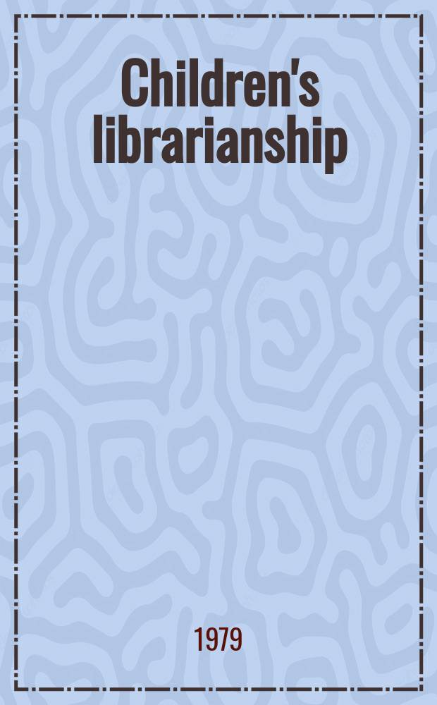 Children's librarianship
