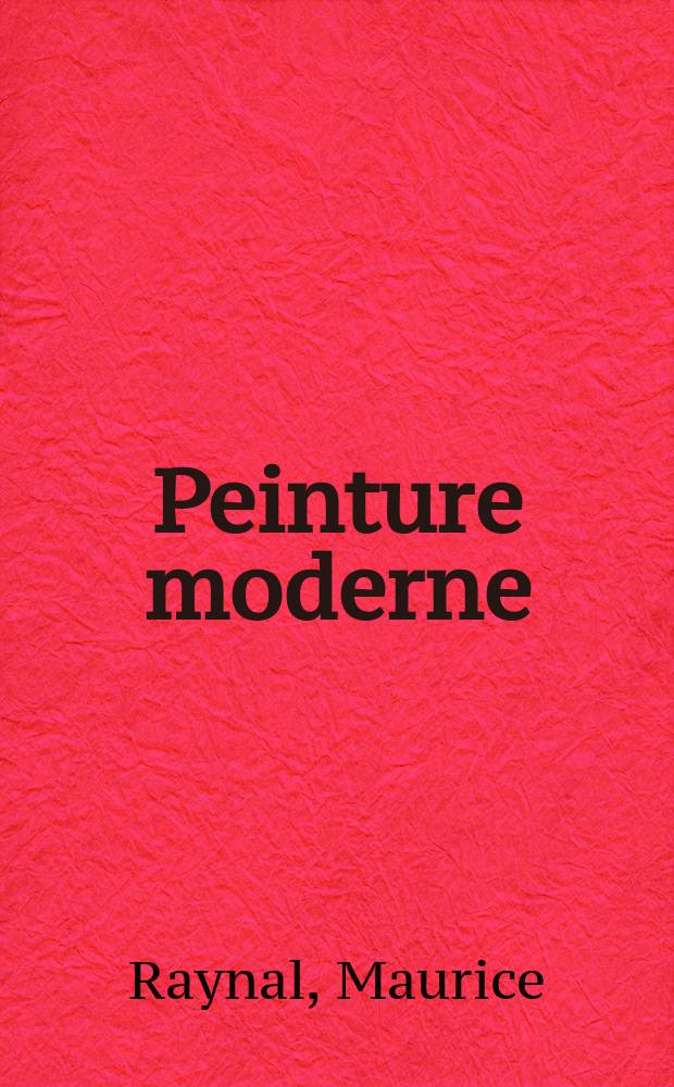 Peinture moderne
