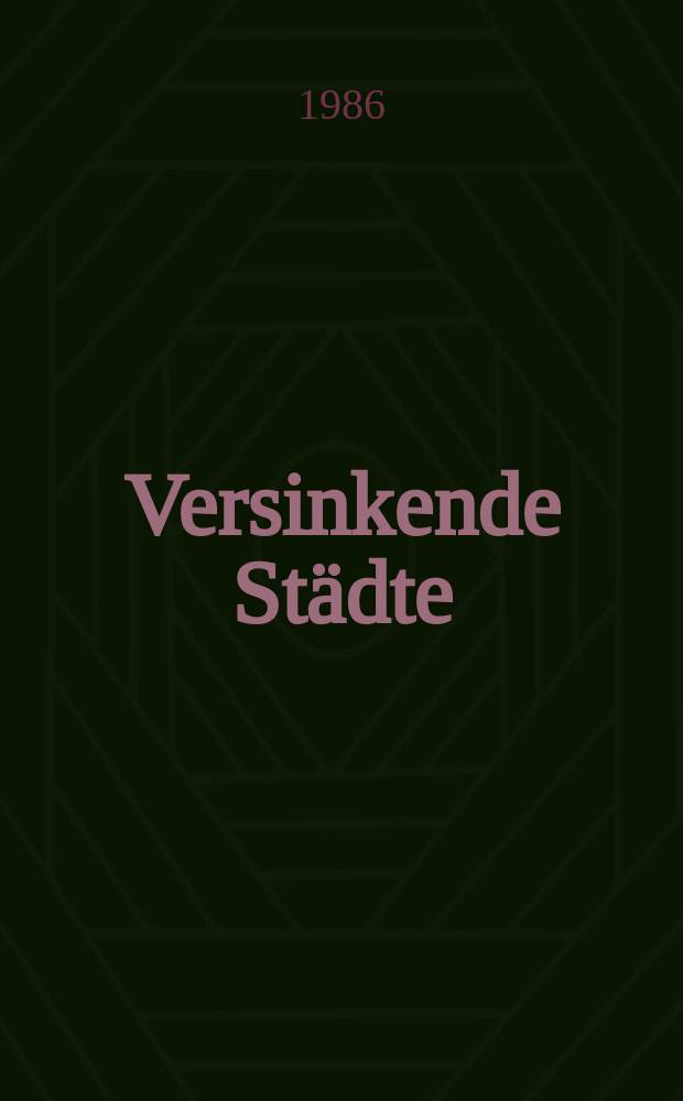 Versinkende Städte