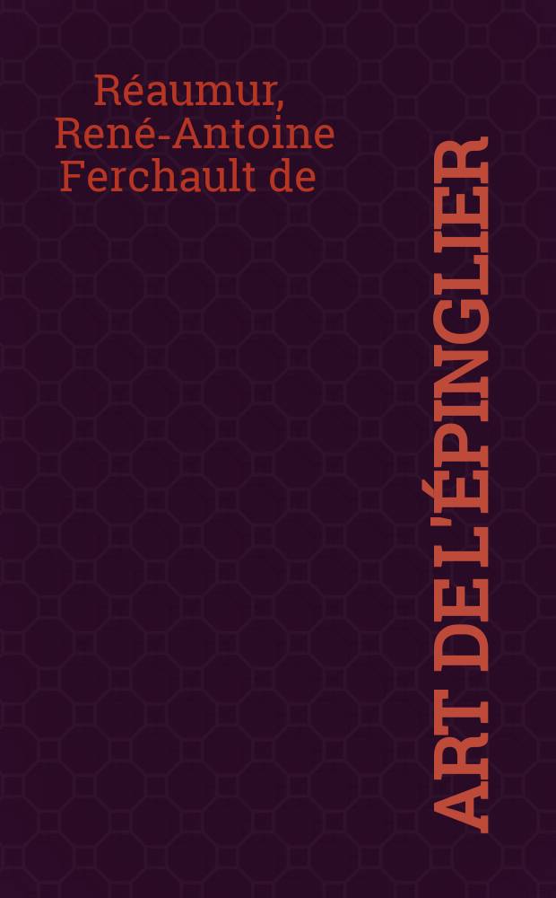 Art de l'épinglier