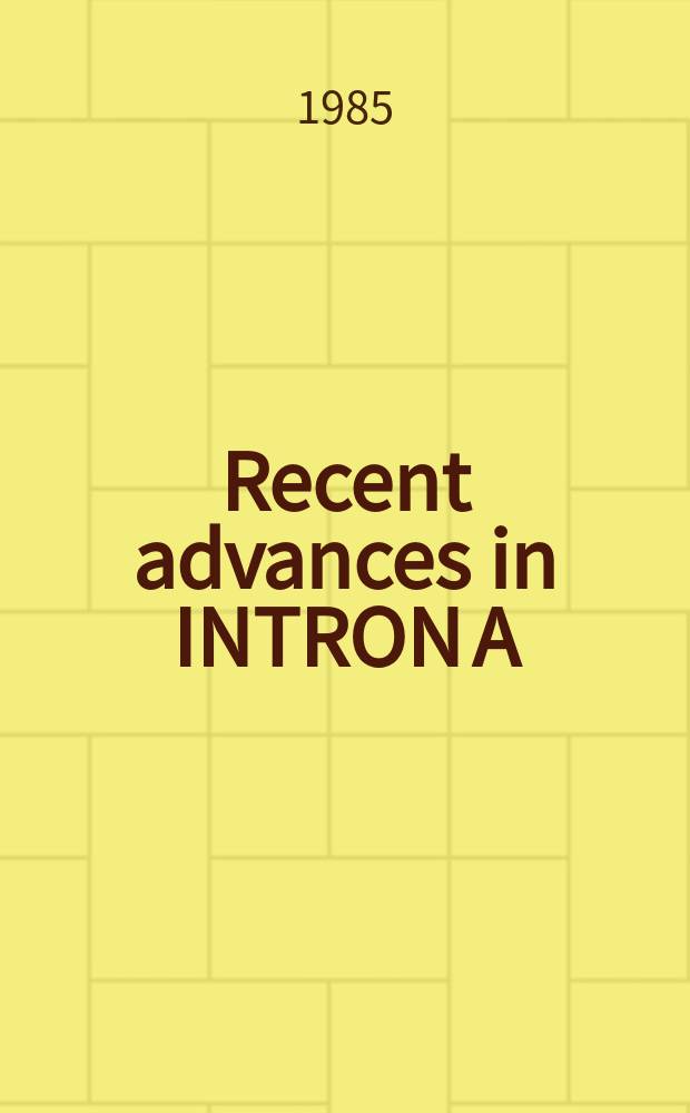 Recent advances in INTRON A (Interferon alfa-2B) in oncology : A satellite Symp. on Intron A held at the 3rd Europ. conf. in clinical oncology, Stockholm