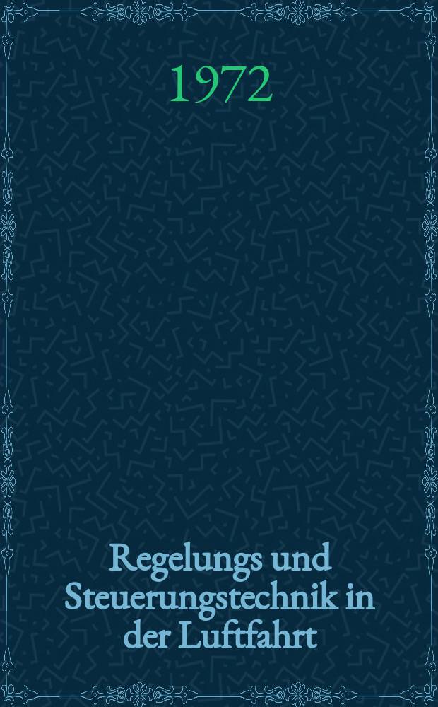 Regelungs und Steuerungstechnik in der Luftfahrt : (Методическое пособие по немецкому языку для факультета автоматики и вычислительной техники)