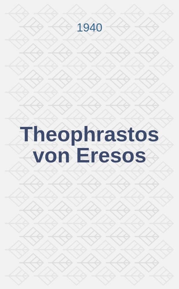 Theophrastos von Eresos