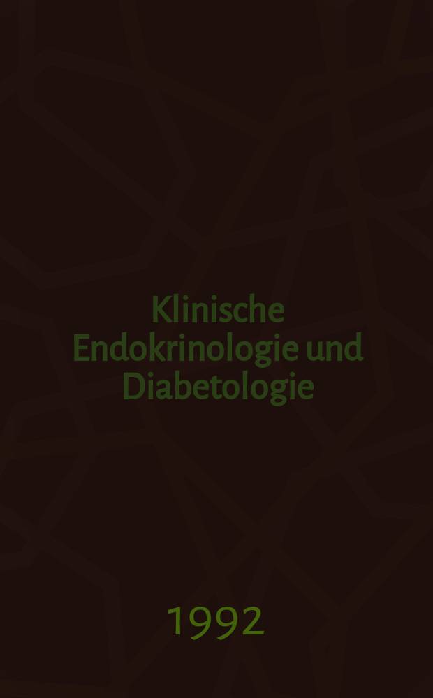 Klinische Endokrinologie und Diabetologie