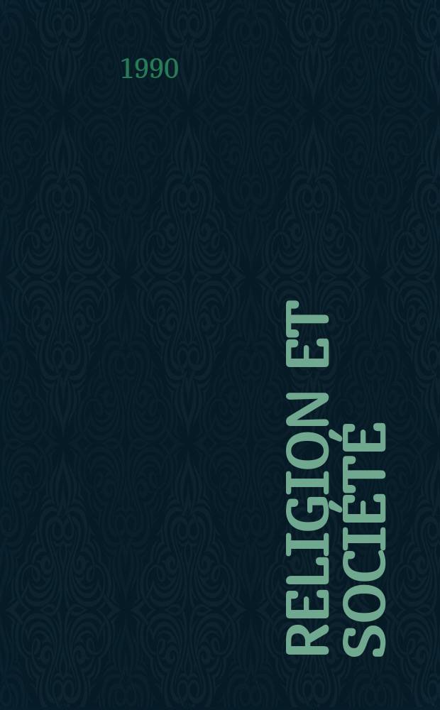 Religion et soci&eacute;t&eacute; : La place de l'&eacute;glise dans l'&Eacute;tat sov., le r&ocirc;le de la religion dans l'assainissement moral de la soc