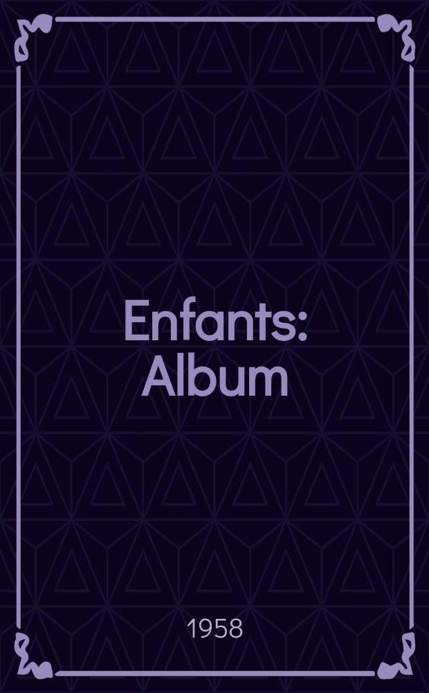 Enfants : Album