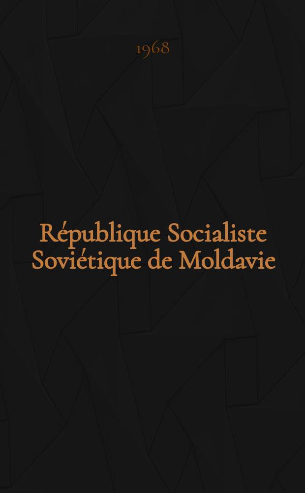 République Socialiste Soviétique de Moldavie