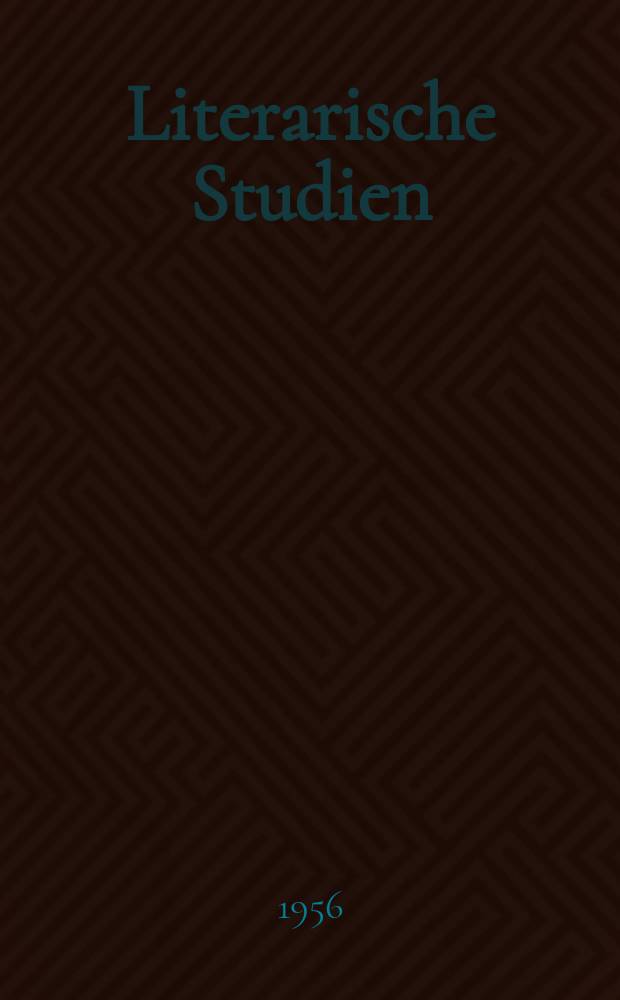 Literarische Studien
