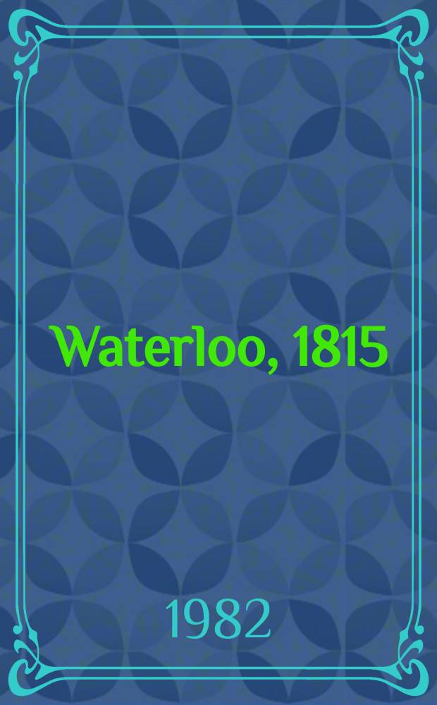 Waterloo, 1815