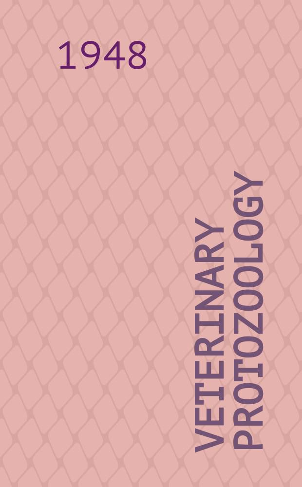 Veterinary protozoology