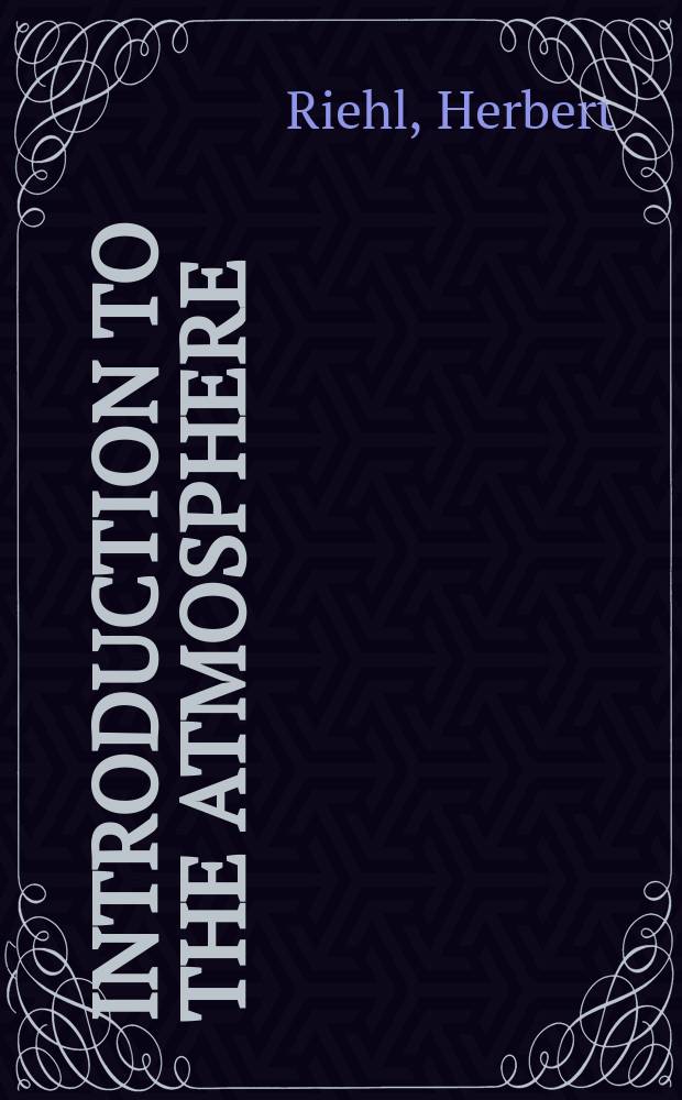 Introduction to the atmosphere