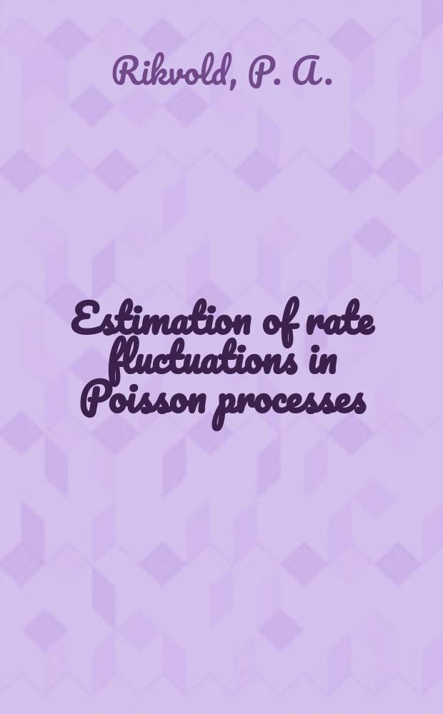 Estimation of rate fluctuations in Poisson processes