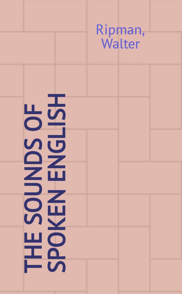 The sounds of spoken English