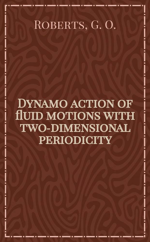 Dynamo action of fluid motions with two-dimensional periodicity