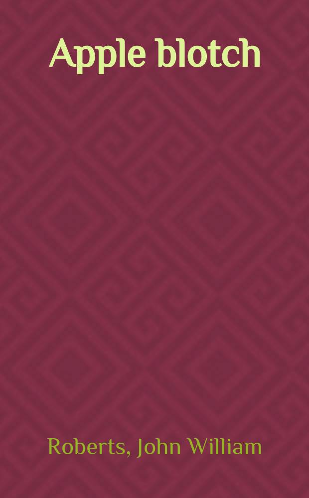 Apple blotch