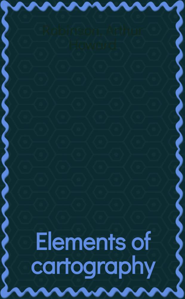 Elements of cartography