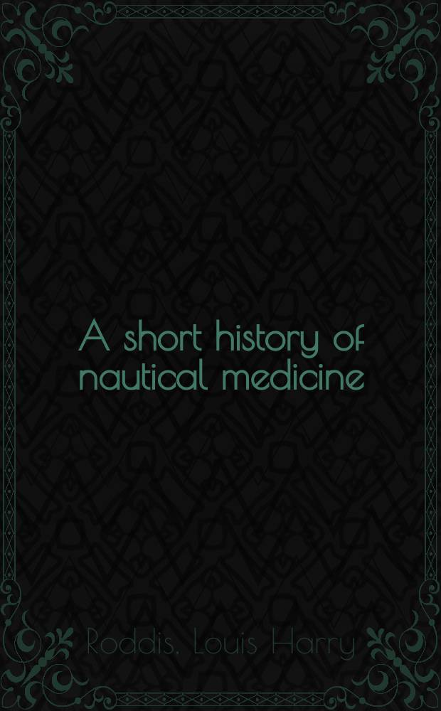 A short history of nautical medicine