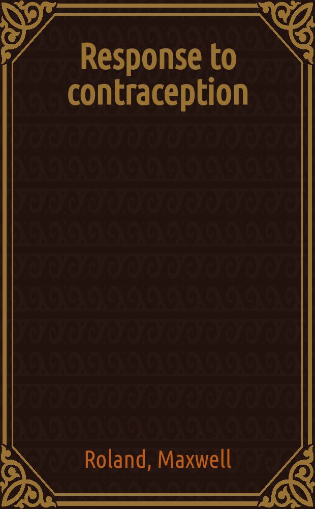 Response to contraception