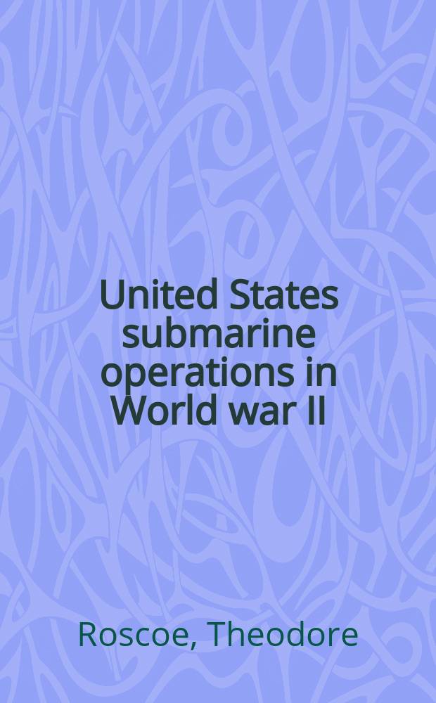 United States submarine operations in World war II