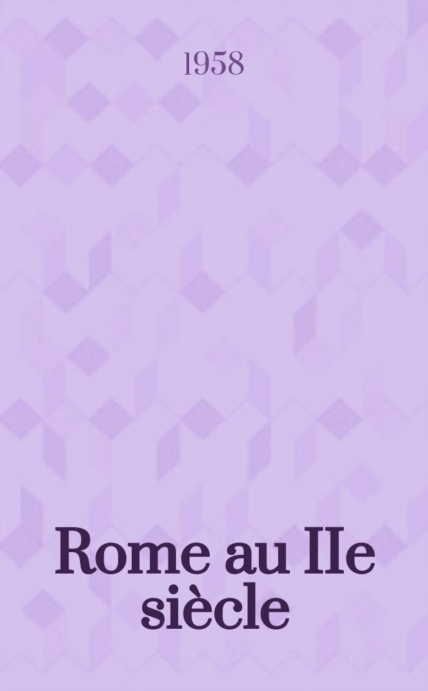 Rome au IIe siècle