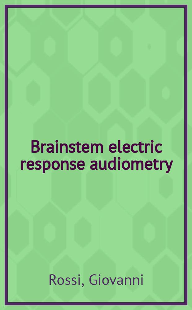 Brainstem electric response audiometry : Value and significance of "lalency" and "amplitude" in absolute sense and in relation to the auditory threshold