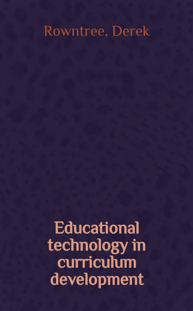 Educational technology in curriculum development