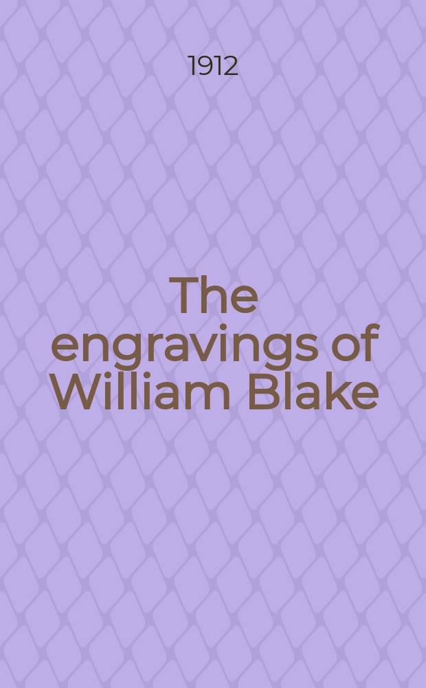 The engravings of William Blake