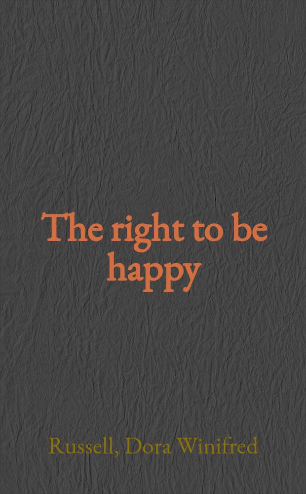 The right to be happy