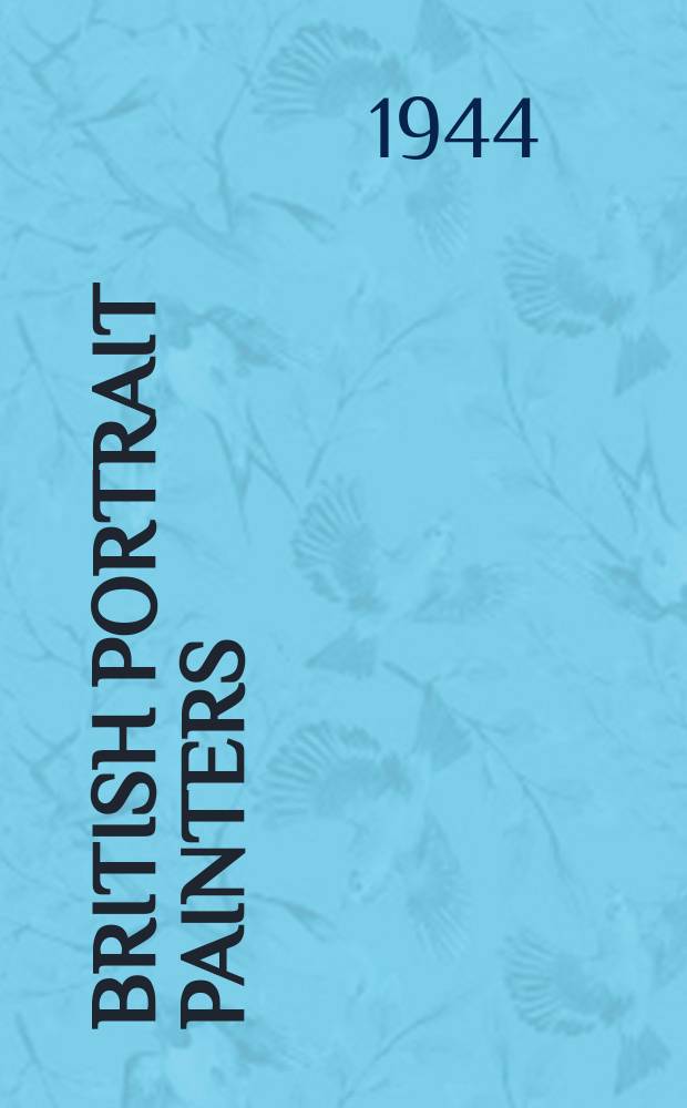 British portrait painters