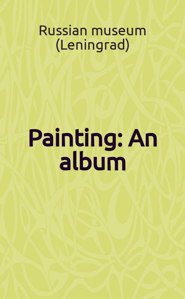 Painting : An album