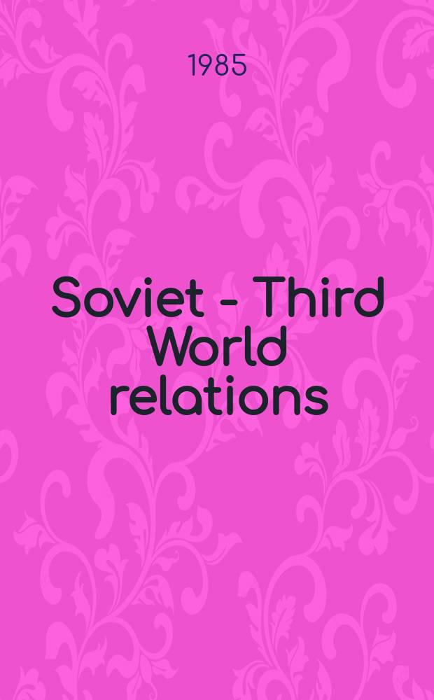 Soviet - Third World relations