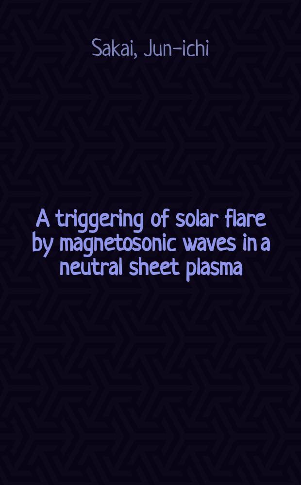 A triggering of solar flare by magnetosonic waves in a neutral sheet plasma