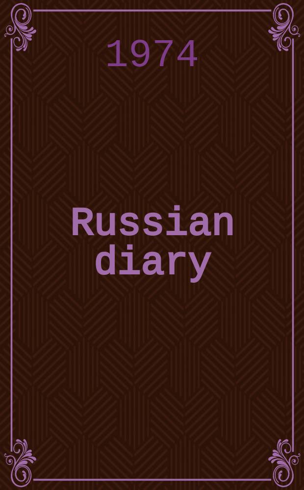 Russian diary
