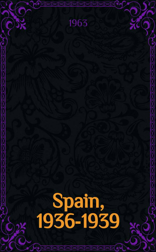 Spain, 1936-1939