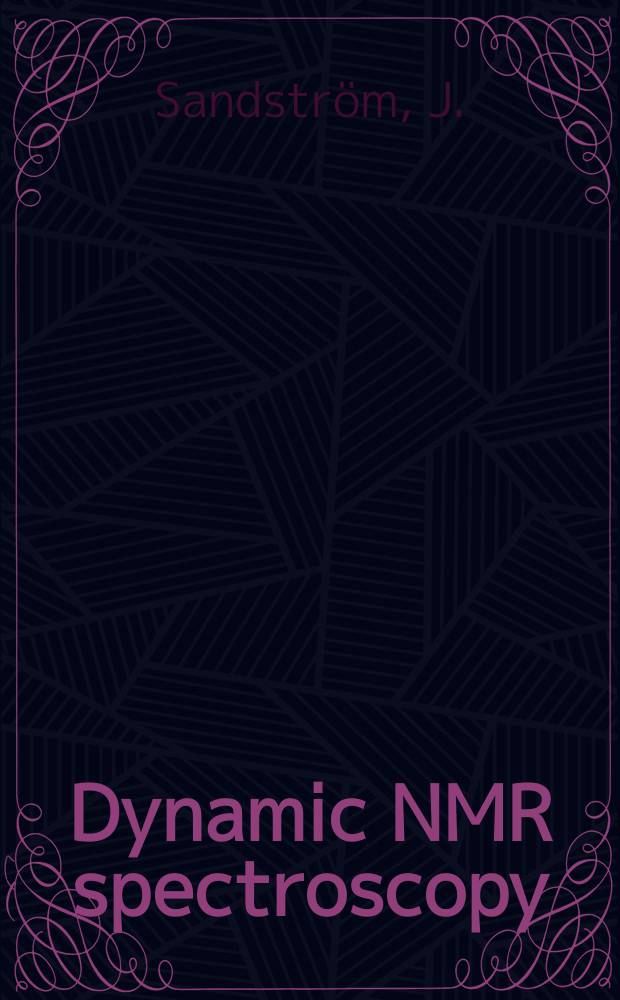 Dynamic NMR spectroscopy