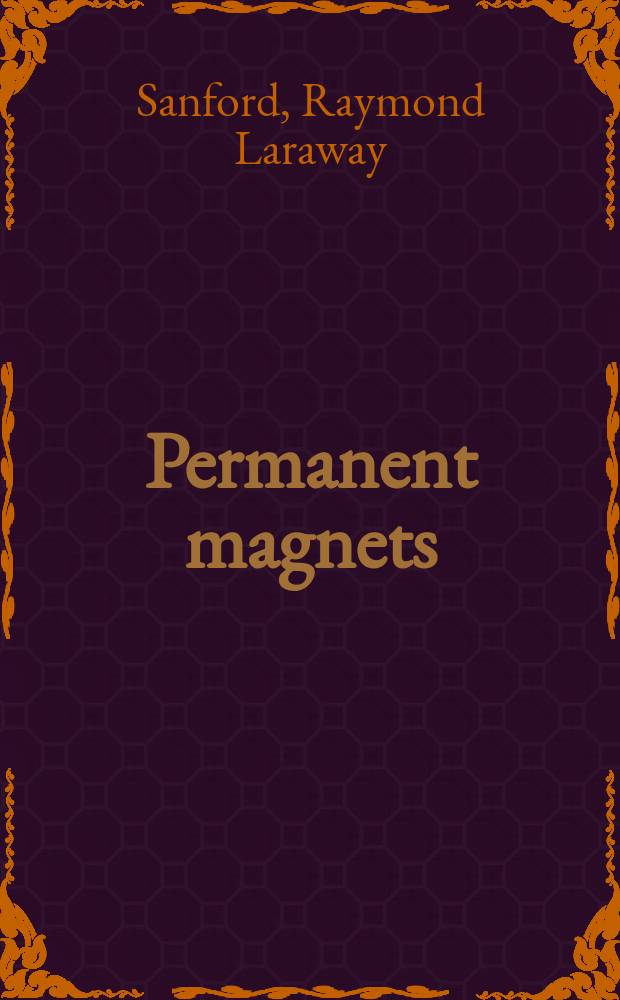 Permanent magnets