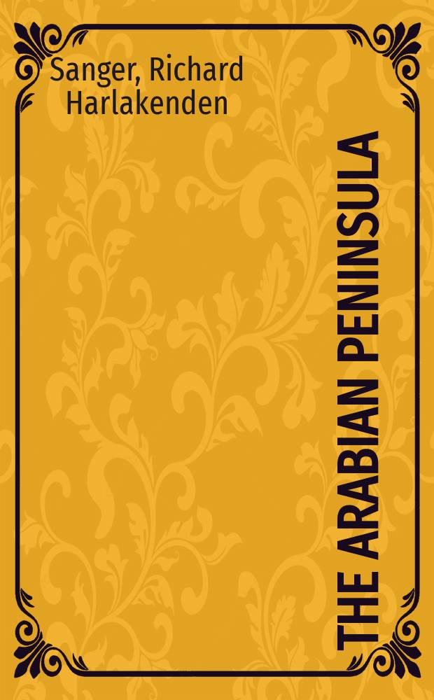 The Arabian peninsula