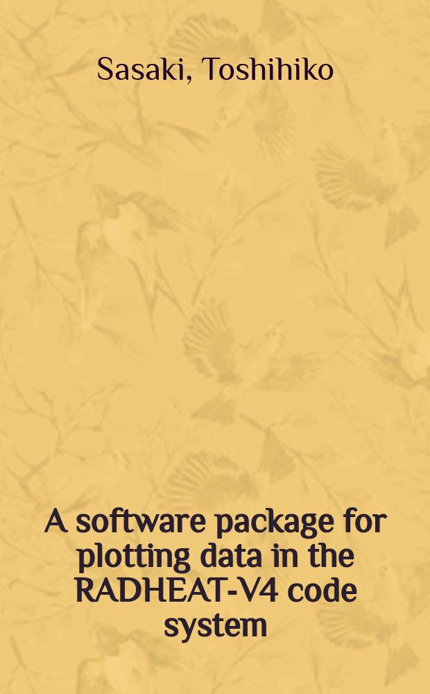 A software package for plotting data in the RADHEAT-V4 code system