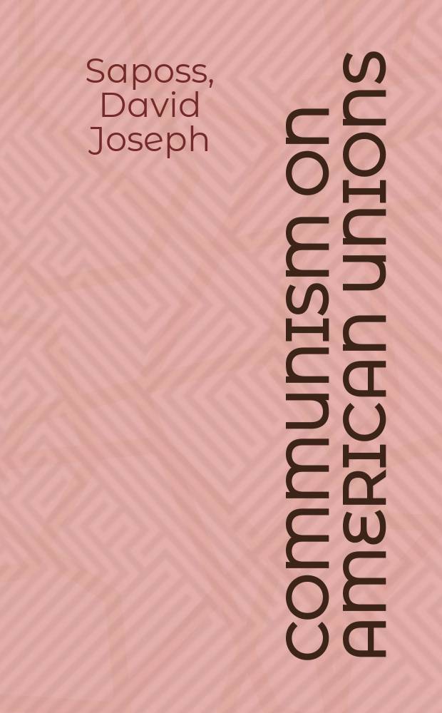 Communism on American unions