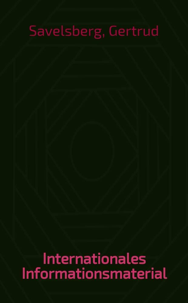 Internationales Informationsmaterial